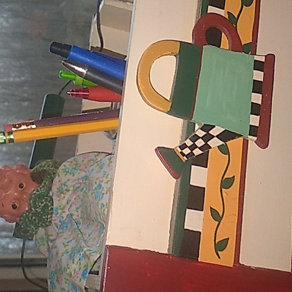 💐 Pencil Caddy Debbie Mumm Watering Can Organizer - Picture 2 of 16